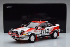 Toyota Celica GT-Four ST165 #3 B. Waldegard / F. Gallagher Winner Safari Rally 1990 Kyosho 1:18 08961A Kovina – slika 12 od 12