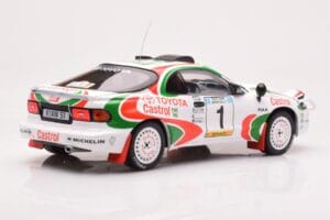 Toyota Celica Turbo 4WD ST185 #1 J. Kankkunen / J. Piironen Safari Rally 1993 IXO 1:18 18RMC150A Kovina – slika 2 od 6