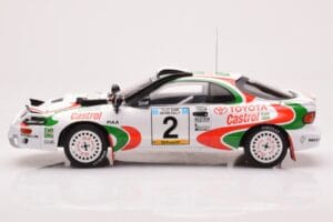 Toyota Celica Turbo 4WD ST185 #2 M. Alén / I. Kivimäki Safari Rally 1993 IXO 1:18 18RMC150B Kovina – slika 3 od 6
