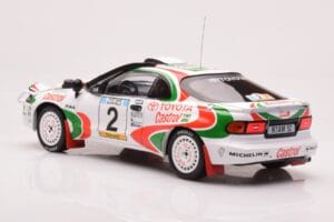 Toyota Celica Turbo 4WD ST185 #2 M. Alén / I. Kivimäki Safari Rally 1993 IXO 1:18 18RMC150B Kovina – slika 5 od 6