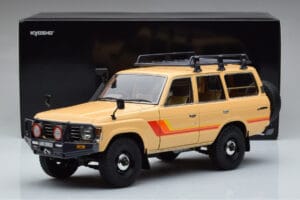 Toyota Land Cruiser 60 Bež Z Opcijskimi Deli Kyosho 1:18 08956XBE Kovina – slika 12 od 12