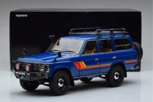 Toyota Land Cruiser 60 Moder Z Opcijskimi Deli Kyosho 1:18 08956XBL Kovina – slika 11 od 11