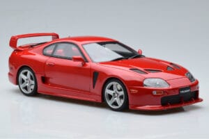 Toyota Supra A80 TRD 3000 GT Rdeč Otto 1:18 OT879 Smola – slika 4 od 6