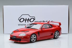 Toyota Supra A80 TRD 3000 GT Rdeč Otto 1:18 OT879 Smola – slika 6 od 6