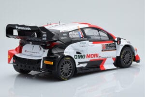 Toyota GR Yaris Rally1 #1 S. Ogier / B. Veillas Rally Monte Carlo 2022 IXO 1:18 18RMC151B Kovina – slika 2 od 6