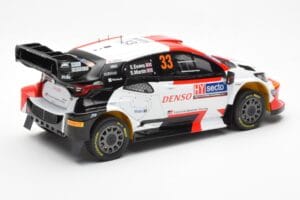 Toyota GR Yaris Rally1 #33 E. Evans / S. Martin Rally Finland 2023 IXO 1:18 18RMC174A Kovina – slika 2 od 6