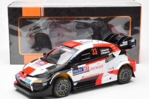 Toyota GR Yaris Rally1 #33 E. Evans / S. Martin Rally Finland 2023 IXO 1:18 18RMC174A Kovina – slika 6 od 6