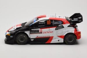 Toyota GR Yaris Rally1 #69 K. Rovanpera / J. Halttunen Rally Monte Carlo World Champion 2023 IXO 1:18 18RMC152B Kovina – slika 3 od 6