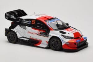 Toyota GR Yaris Rally1 #69 K. Rovanpera / J. Halttunen Rally Monte Carlo World Champion 2023 IXO 1:18 18RMC152B Kovina – slika 4 od 6