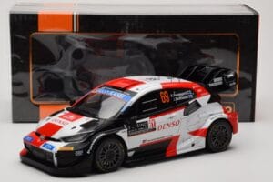 Toyota GR Yaris Rally1 #69 K. Rovanpera / J. Halttunen Rally Monte Carlo World Champion 2023 IXO 1:18 18RMC152B Kovina – slika 6 od 6