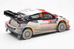 Toyota GR Yaris Rally1 #69 K. Rovanpera / J. Halttunen Safari Rally Kenya 2023 Dirty Version IXO 1:18 18RMC173B Kovina – slika 2 od 6