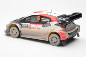 Toyota GR Yaris Rally1 #69 K. Rovanpera / J. Halttunen Safari Rally Kenya 2023 Dirty Version IXO 1:18 18RMC173B Kovina – slika 5 od 6