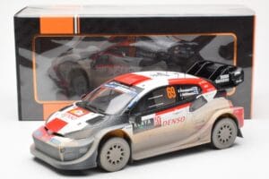 Toyota GR Yaris Rally1 #69 K. Rovanpera / J. Halttunen Safari Rally Kenya 2023 Dirty Version IXO 1:18 18RMC173B Kovina – slika 6 od 6
