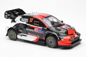 Toyota GR Yaris Rally1 #97 J-M. Latvala / J. Hanninen Rally Finland 2023 IXO 1:18 18RMC174B Kovina – slika 4 od 6