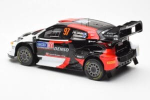 Toyota GR Yaris Rally1 #97 J-M. Latvala / J. Hanninen Rally Finland 2023 IXO 1:18 18RMC174B Kovina – slika 5 od 6