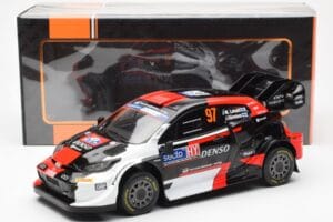 Toyota GR Yaris Rally1 #97 J-M. Latvala / J. Hanninen Rally Finland 2023 IXO 1:18 18RMC174B Kovina – slika 6 od 6