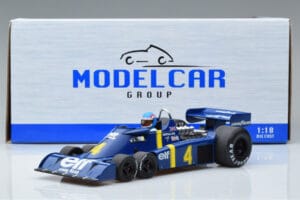 Tyrrell P34 Elf #4 P. Depailler Sweden GP 1976 MCG 1:18 MCG18615F Kovina – slika 6 od 6