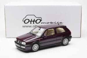 Volkswagen Golf Mk3 VR6 Syncro Temno Vijolična Biser Otto 1:18 OT1052 Smola – slika 6 od 6