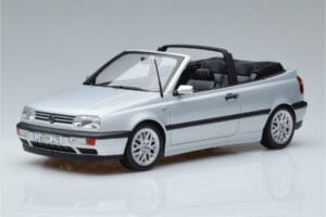 Volkswagen Golf Mk3 Kabriolet Srebrna Norev 1:18 188468 Kovina