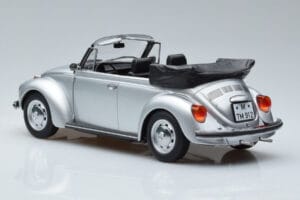Volkswagen Beetle 1303 Kabriolet Srebrna Norev 1:18 188530 Kovina – slika 5 od 6