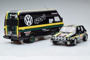 Volkswagen LT35 + Golf 1 GTI Group 2 Black Otto 1:18 OT353 Smola – slika 4 od 6