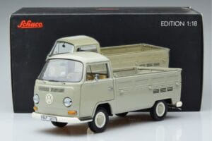 Volkswagen T2a Pickup Izdaja 50. Obletnice Schuco 1:18 450019800 Kovina – slika 7 od 7