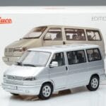 Volkswagen T4b Transporter Caravelle Minibus Schuco 1:18 450041500 Kovina - image 8 of 8