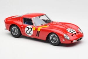 Ferrari 250 GTO #22 24 Hours of Le Mans 1962 Kyosho 1:18 08432B Kovina – slika 6 od 8