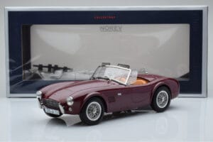 AC Cobra 289 Temno Rdeča Norev 1:18 182758 Kovina – slika 6 od 6