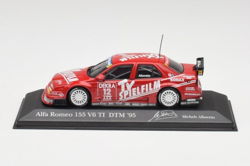 Alfa Romeo 155 V6 #12 M. Alboreto DTM 1995 Minichamps 1:43 430950312 Kovina