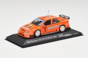 Alfa Romeo 155 V6 TI #19 Jagermeister M. Bartels DTM 1995 Minichamps 1:43 430950219 Kovina – slika 2 od 4