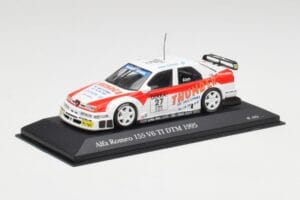 Alfa Romeo 155 V6 TI #27 M. Alen Presentation DTM 1995 Minichamps 1:43 430950227 Kovina – slika 2 od 4