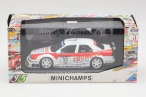 Alfa Romeo 155 V6 TI #27 M. Alen Presentation DTM 1995 Minichamps 1:43 430950227 Kovina – slika 4 od 4