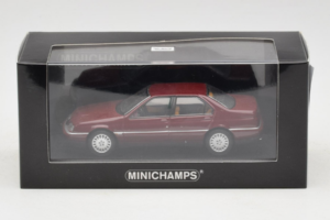 Alfa Romeo 164 3.0 Super V6 Temno Rdeča Minichamps 1:43 436120700 Kovina – slika 4 od 4