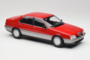 Alfa Romeo 164 Rdeč Norev 1:18 187866 Kovina – slika 4 od 6