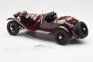 Alfa Romeo 1750 GS Spider #84 T. Nuvolari / B. Guidotti Mille Miglia Winner 1930 CMC 1:18 M-141 Kovina – slika 5 od 6