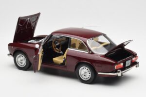 Alfa Romeo 2000 GTV Kostanjevo Rdeč Norev 1:18 187916 Kovina – slika 5 od 8