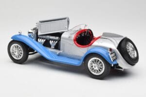 Alfa Romeo 2300 Spider Srebrnomodra Bburago 1:18 3008 Kovina – slika 5 od 8