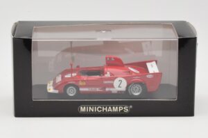 Alfa Romeo 33 TT 12 #2 A. Merzario / J. Laffite 1000km Monza Winner 1975 Minichamps 1:43 403751202 Kovina – slika 4 od 4