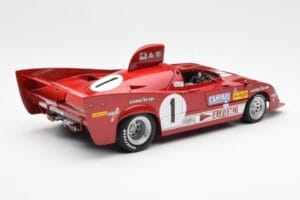 Alfa Romeo 33TT 12 #1 A. Merzario / J. Laffite 1000km Nurburgring Winner 1975 AUTOart 1:18 87505 Kovina – slika 3 od 8