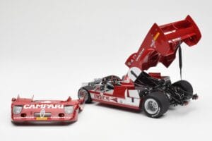 Alfa Romeo 33TT 12 #1 A. Merzario / J. Laffite 1000km Nurburgring Winner 1975 AUTOart 1:18 87505 Kovina – slika 5 od 8