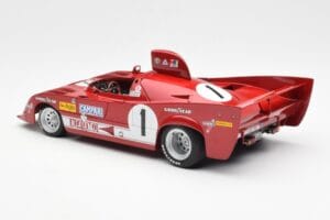 Alfa Romeo 33TT 12 #1 A. Merzario / J. Laffite 1000km Nurburgring Winner 1975 AUTOart 1:18 87505 Kovina – slika 7 od 8