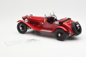 Alfa Romeo 6C 1750 GS Spider Bordeaux Rdeč CMC 1:18 M-138 Kovina – slika 5 od 6