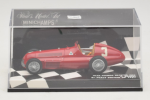 Alfa Romeo 159 Alfetta #3 C. Sanesi 6th Place British GP 1951 Minichamps 1:43 400511203 Kovina – slika 5 od 5