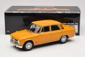 Alfa Romeo Giulia 1300 Super Oranžen Minichamps 1:18 180120900 Kovina – slika 8 od 8