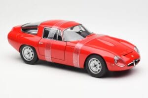 Alfa Romeo Giulia TZ Rdeč AUTOart 1:18 70196 Kovina – slika 4 od 6
