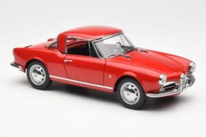 Alfa Romeo Giulietta 1300 Spider Rdeč AUTOart 1:18 70157 Kovina – slika 6 od 8