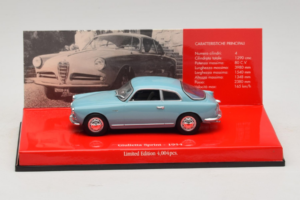 Alfa Romeo Giulietta Sprint Svetlo Modra Minichamps 1:43 403120403 Kovina