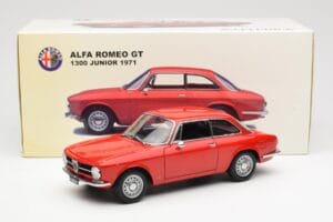 Alfa Romeo GT 1300 Junior LHD Rdeč AUTOart 1:18 70131 Kovina – slika 8 od 8