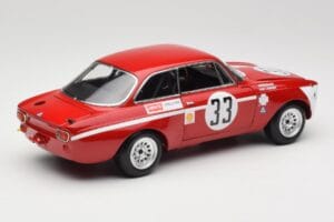 Alfa Romeo GTA 1300 Junior #33 T. Hezemans / G. van Lennep Hezemans Jarama 1972 Minichamps 1:18 100721233 Kovina – slika 3 od 8
